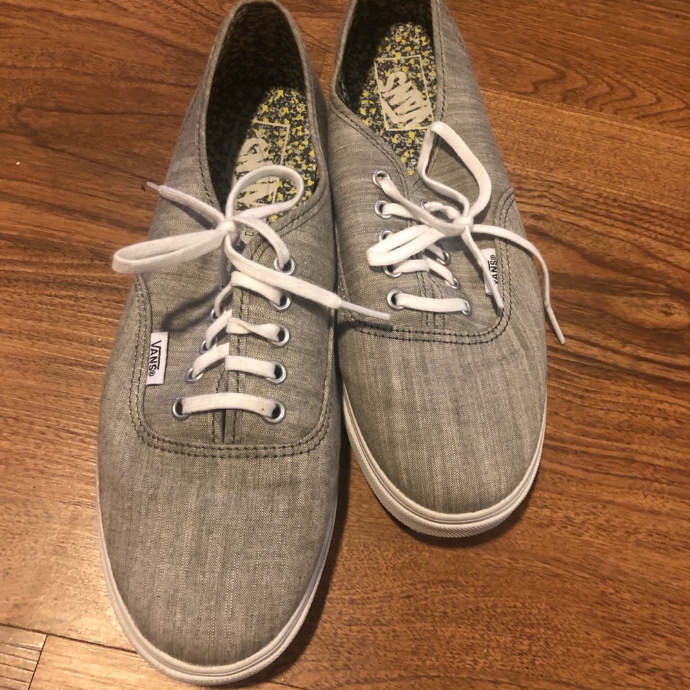 Grey Lo Pro Vans. Women’s size 9